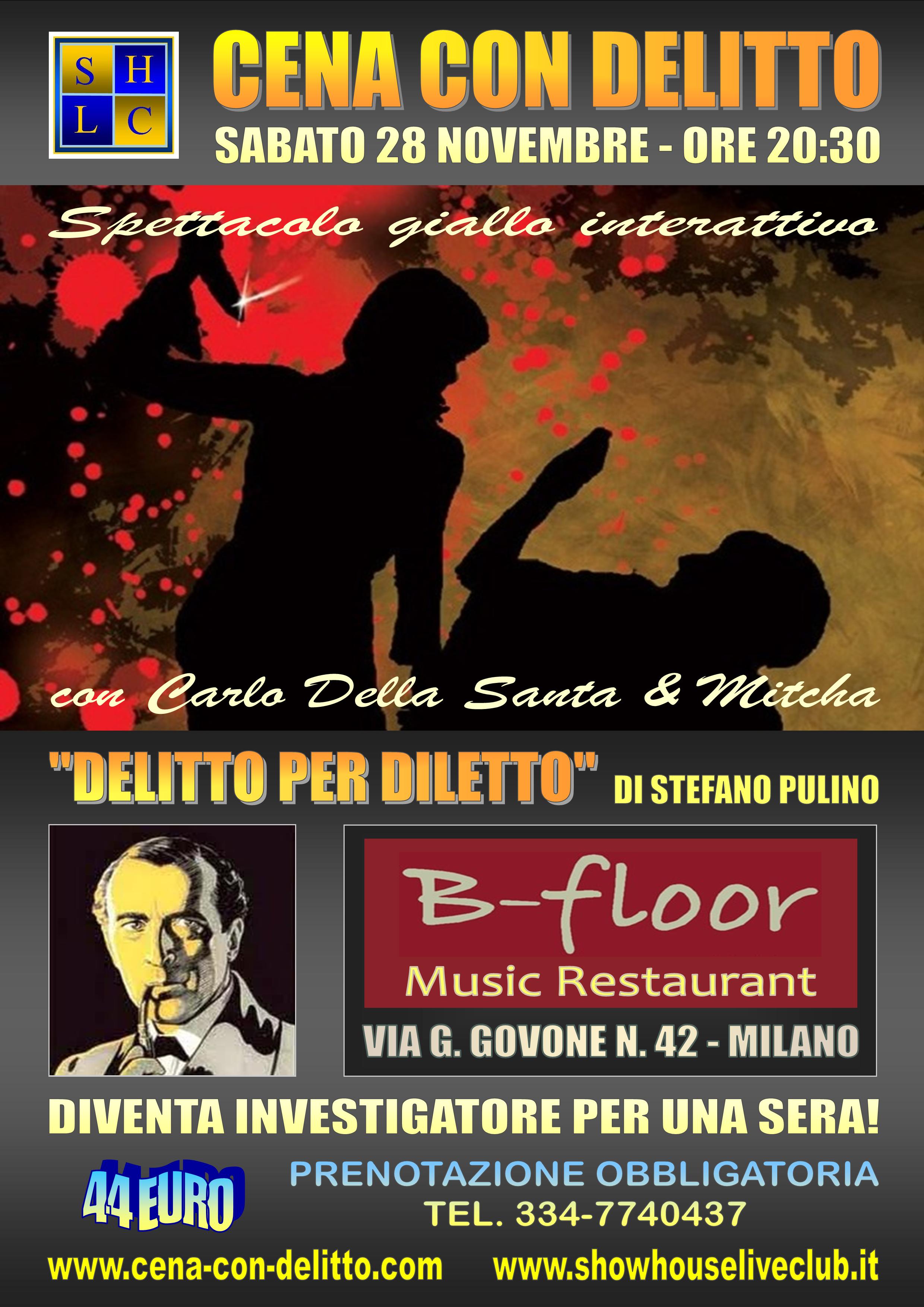 Cena Con Delitto Al B-floor Di Milano Per Una Serata All'insegna Del ...